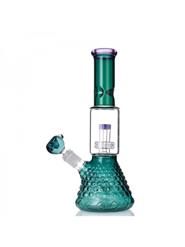 13" Beaker Bong w- Matrix Perc (Full Color)