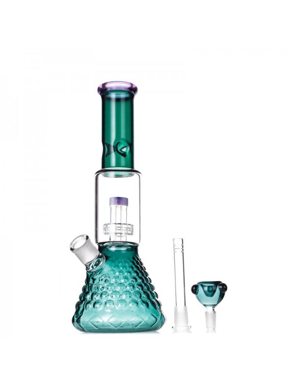 13" Beaker Bong w- Matrix Perc (Full Color)