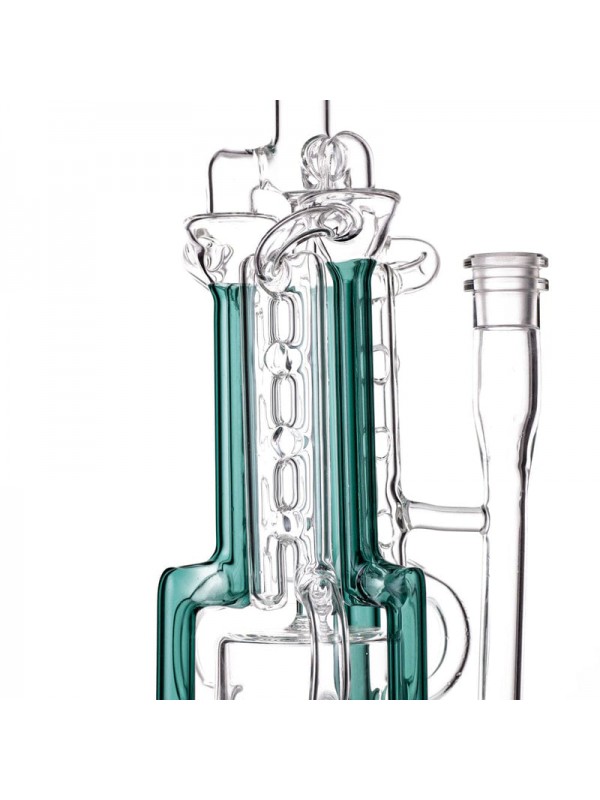 14" Mega Scientific Inline to Recycler Bong