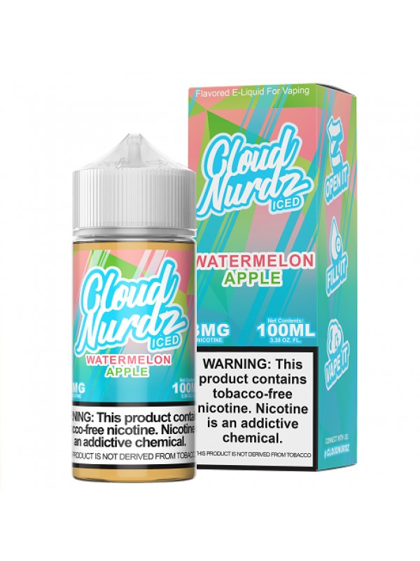Cloud Nurdz Synthetic Nicotine Iced Watermelon App...