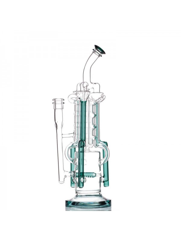 14" Mega Scientific Inline to Recycler Bong