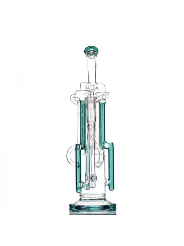 14" Mega Scientific Inline to Recycler Bong