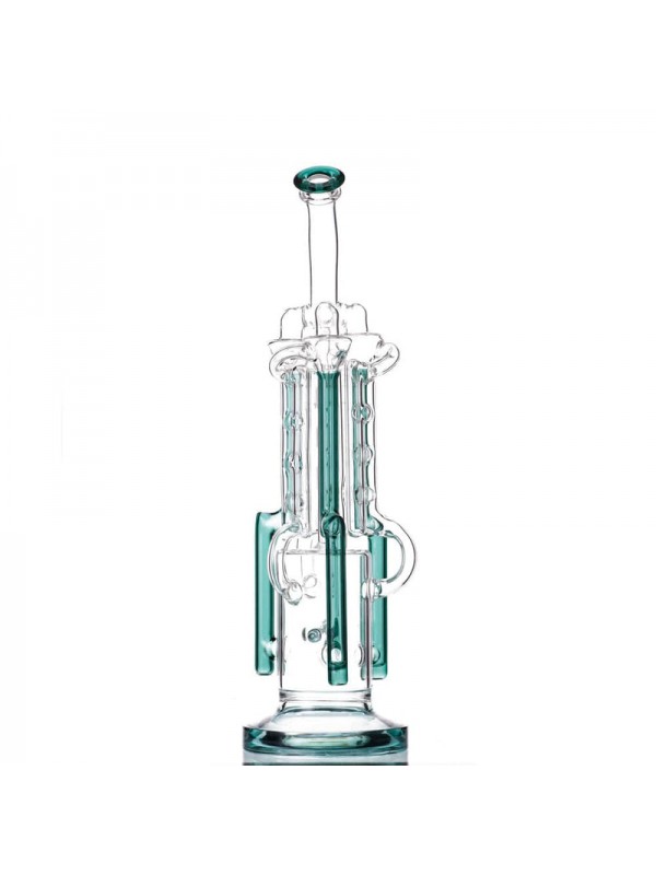 14" Mega Scientific Inline to Recycler Bong