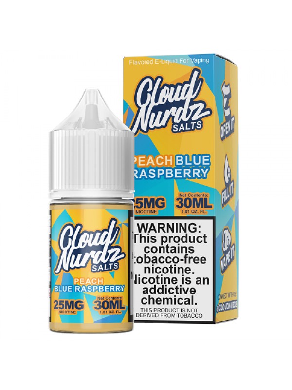 Cloud Nurdz Synthetic Nicotine Peach Blue Raspberr...