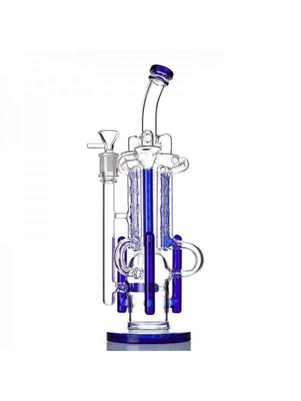 14" Mega Scientific Inline to Recycler Bong