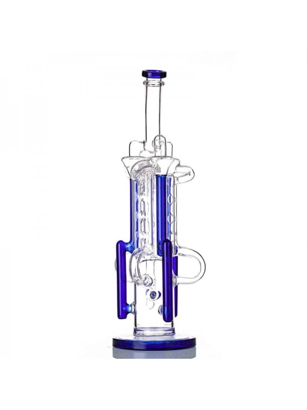 14" Mega Scientific Inline to Recycler Bong