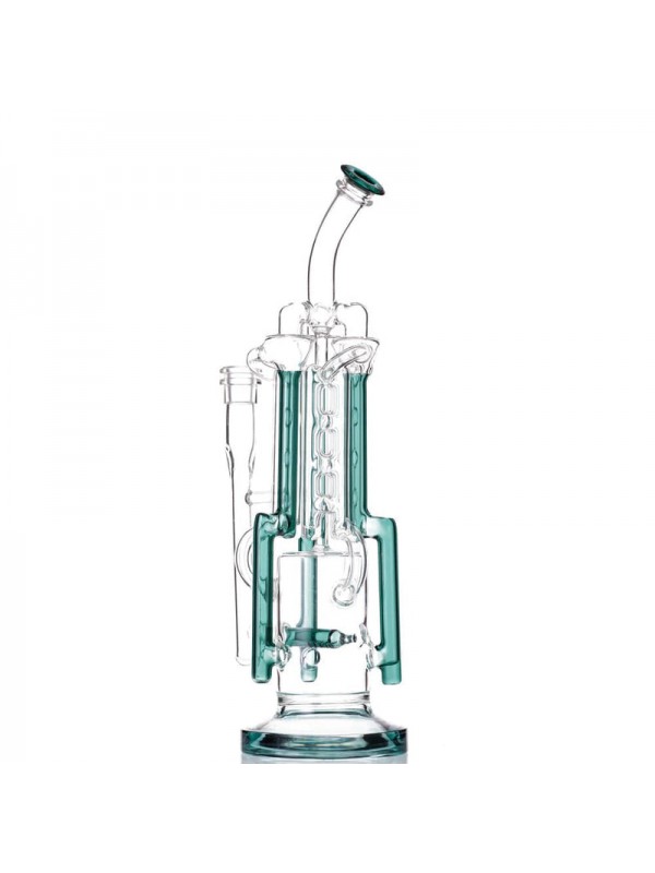 14" Mega Scientific Inline to Recycler Bong