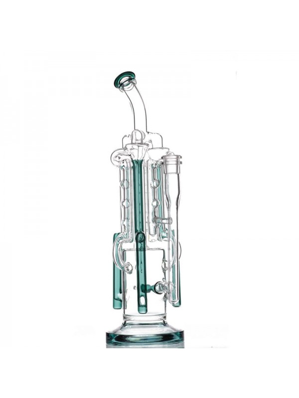 14" Mega Scientific Inline to Recycler Bong
