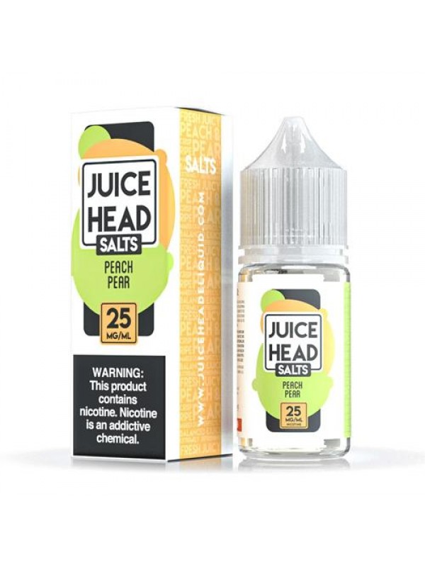 Juice Head Salts Peach Pear 30ml Nic Salt Vape Juice