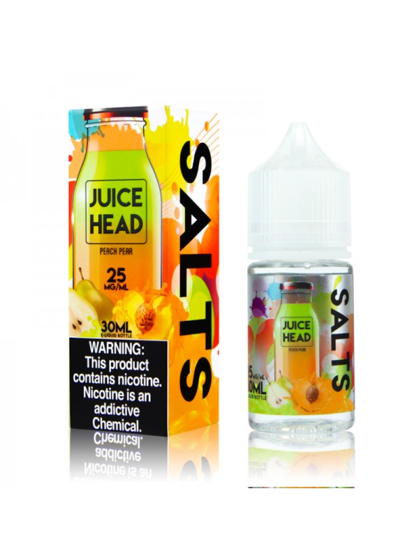 Juice Head Salts Peach Pear 30ml Nic Salt Vape Jui...