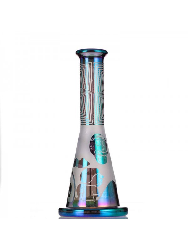 9" Rick & Morty Dab Rig w- Sandblasted Accents