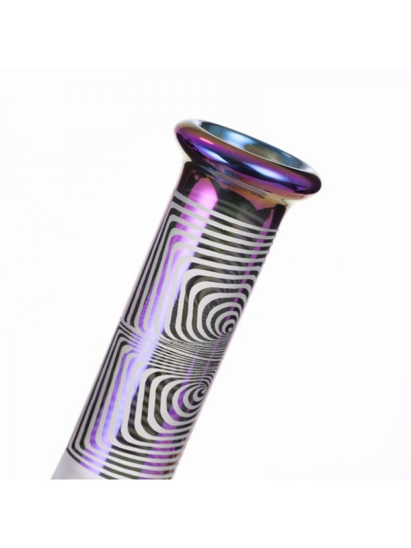 9" Rick & Morty Dab Rig w- Sandblasted Accents