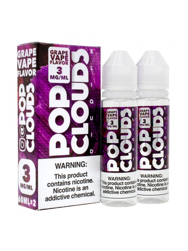 Pop Clouds Grape 2x 60ml Vape Juice