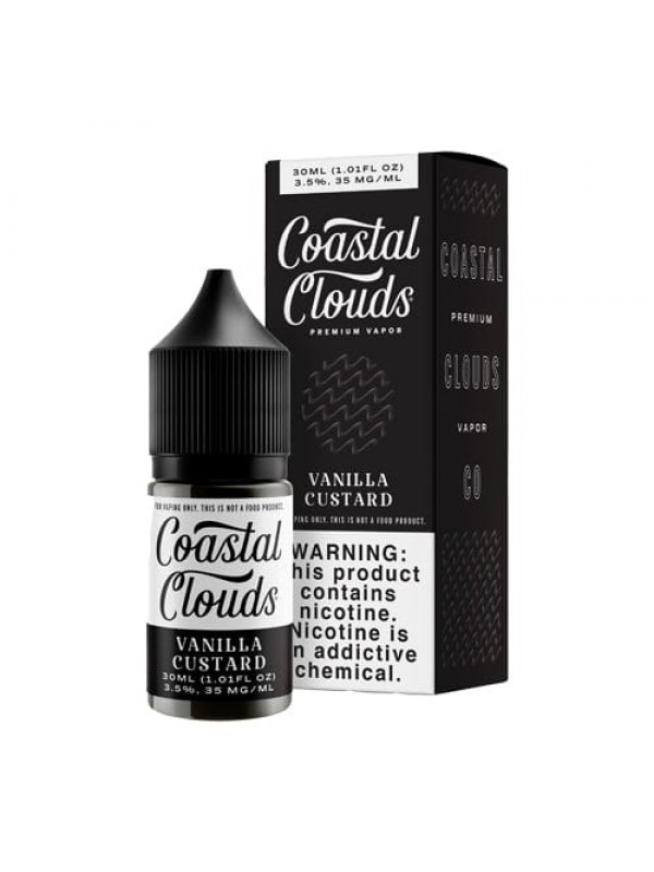 Coastal Clouds Vanilla Custard 30ml Nic Salt Vape ...