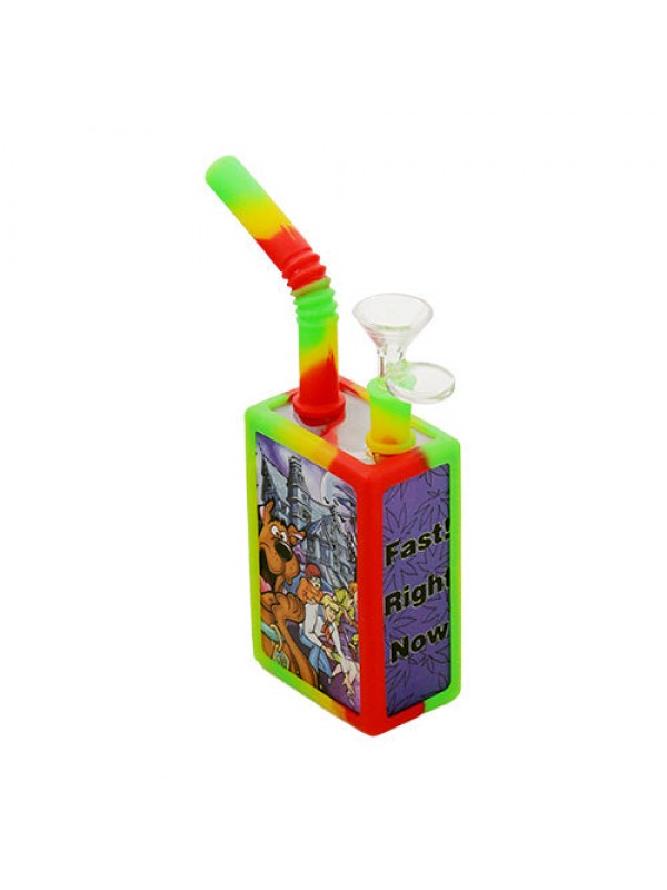 Cartoon Juice Box Silicone Bong