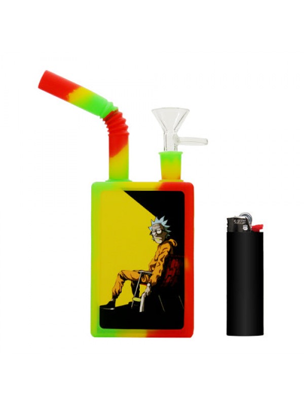 Cartoon Juice Box Silicone Bong