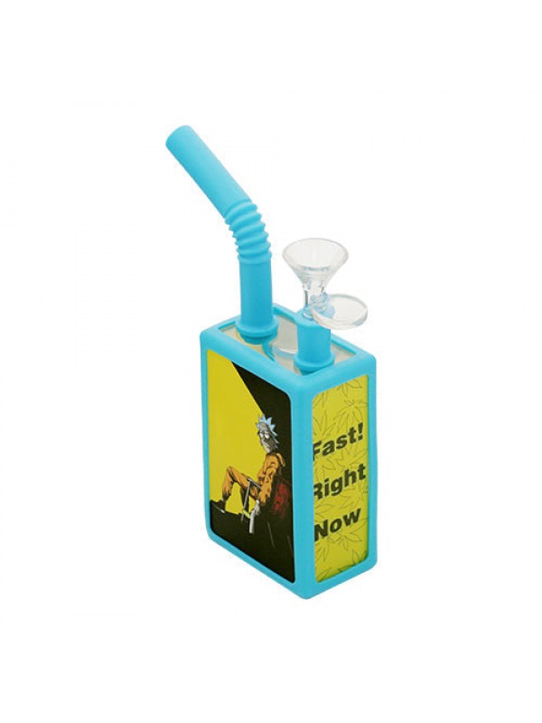 Cartoon Juice Box Silicone Bong