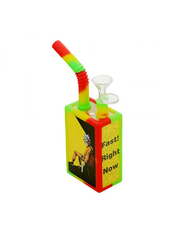 Cartoon Juice Box Silicone Bong