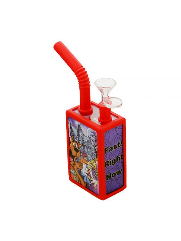 Cartoon Juice Box Silicone Bong