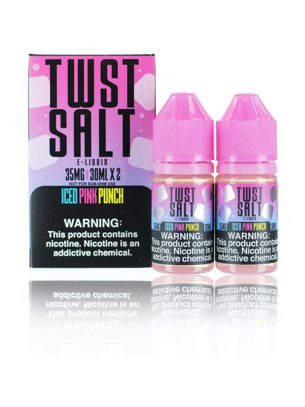 TWST Salts Iced Pink Punch 2x30ml Salt Vape Juice