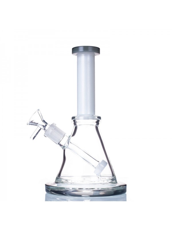 8" Triangular Bong w- Built-In Downstem