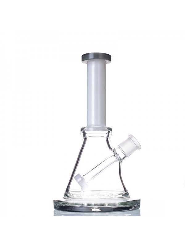 8" Triangular Bong w- Built-In Downstem