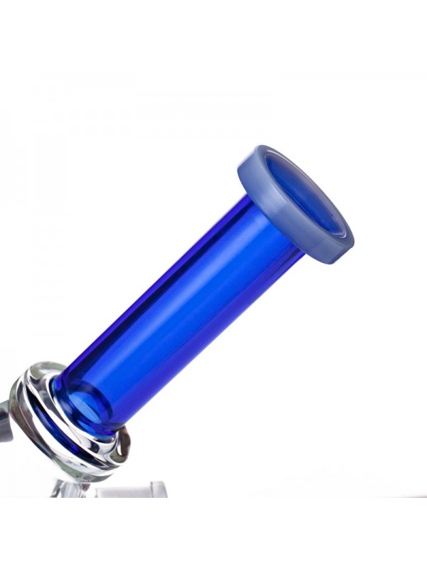 8" Triangular Bong w- Built-In Downstem