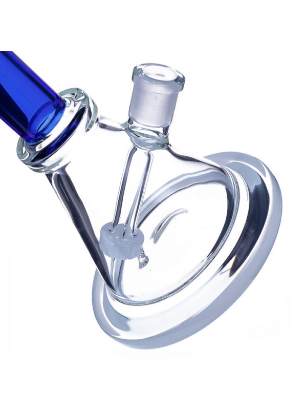 8" Triangular Bong w- Built-In Downstem