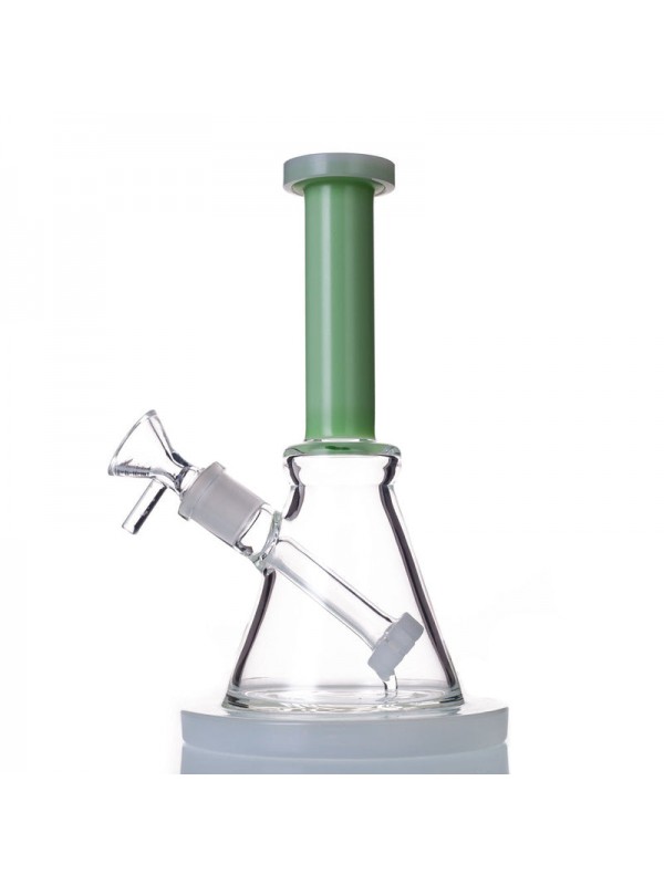 8" Triangular Bong w- Built-In Downstem