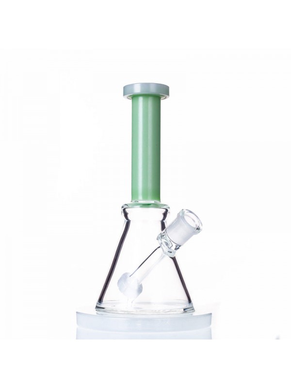 8" Triangular Bong w- Built-In Downstem
