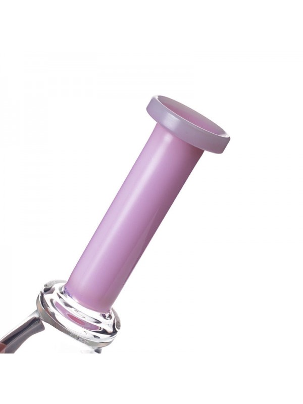 8" Triangular Bong w- Built-In Downstem