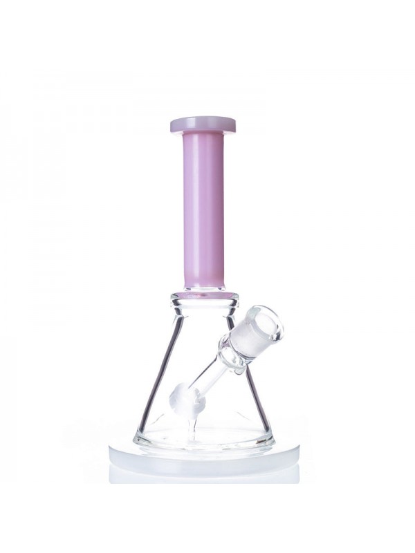 8" Triangular Bong w- Built-In Downstem