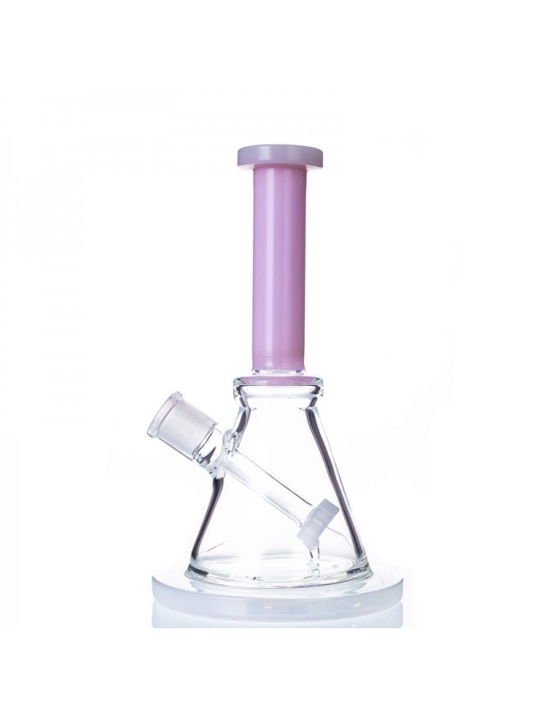 8" Triangular Bong w- Built-In Downstem