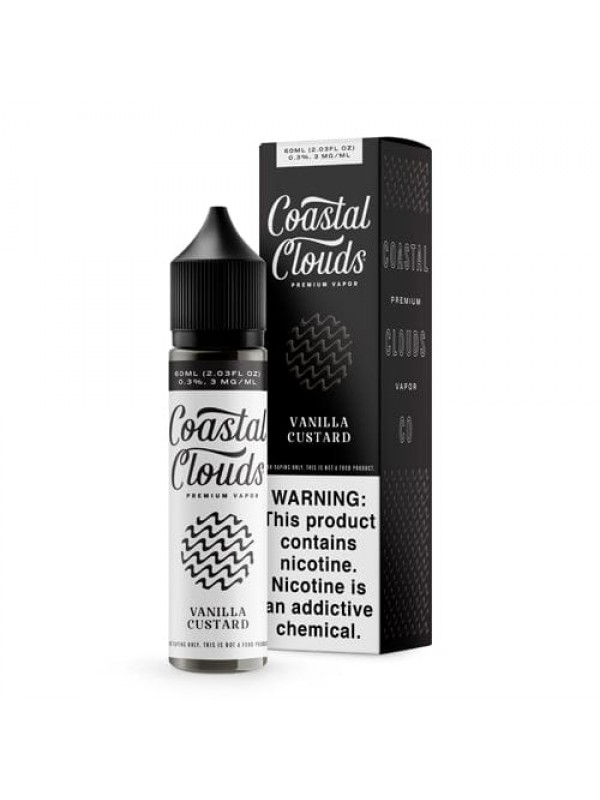Coastal Clouds Vanilla Custard 60ml Vape Juice