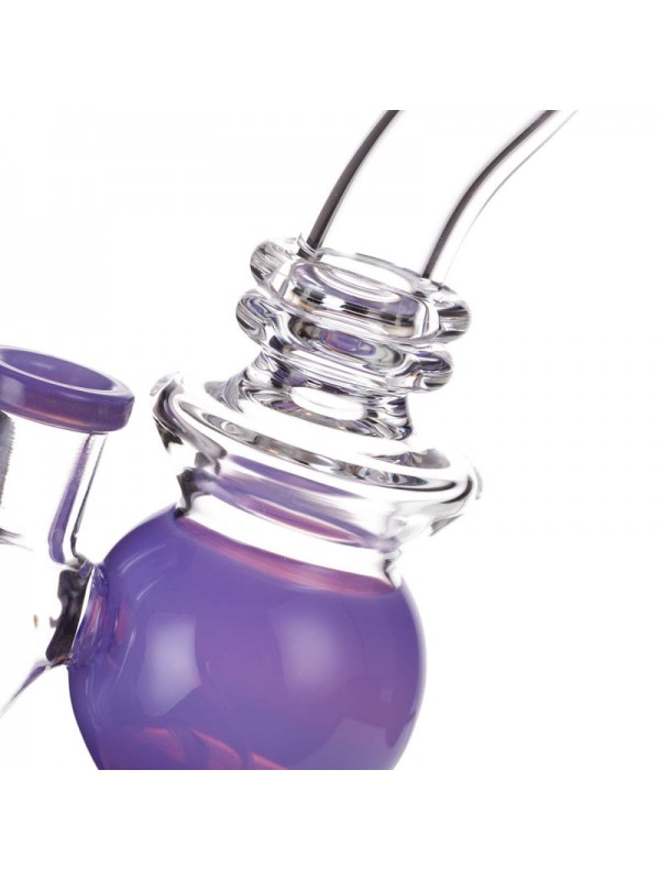 8.5" Slitted Showerhead Dab Rig w- Reclaim Catch