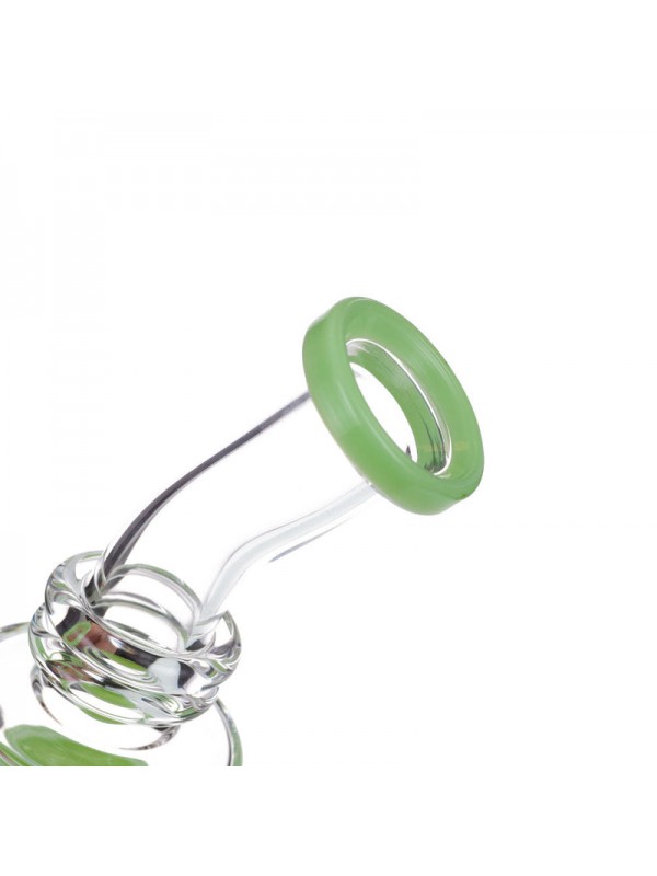 8.5" Slitted Showerhead Dab Rig w- Reclaim Catch