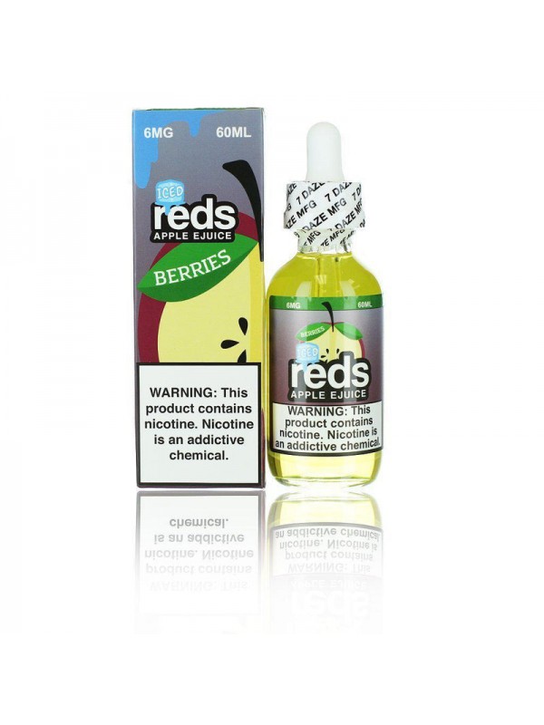 7 Daze Reds Apple EJuice - Berries ICED 60ml Vape ...