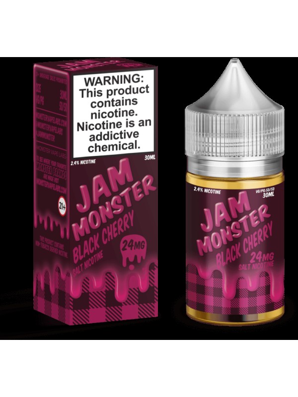 Jam Monster Black Cherry 30ml Nic Salt Vape Juice