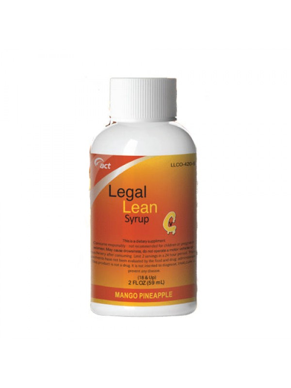Legal Lean 2oz Syrup Bottle