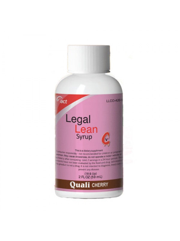 Legal Lean 2oz Syrup Bottle
