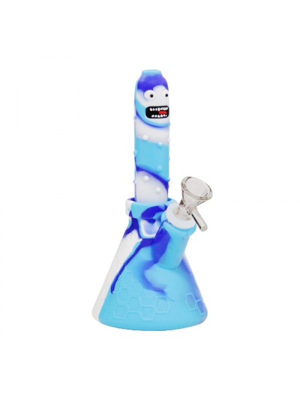 Pickle Rick Silicone Bong