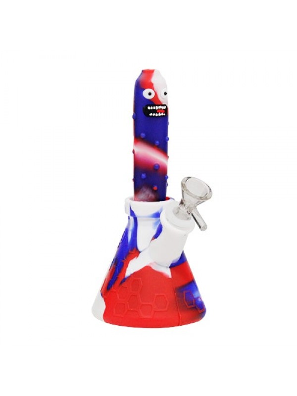 Pickle Rick Silicone Bong
