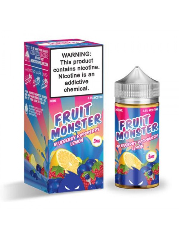 Fruit Monster Blueberry Raspberry Lemon 100ml Vape...