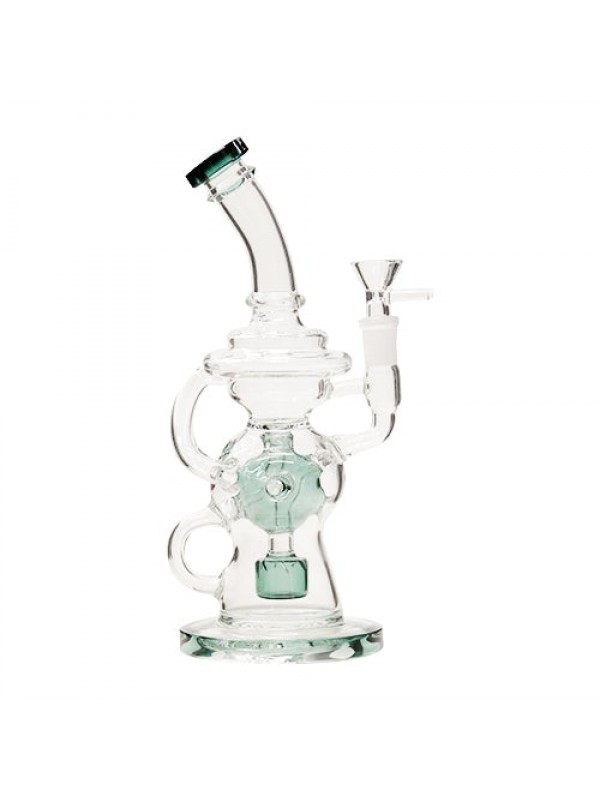 Glass Exosphere Recycler Dab Rig