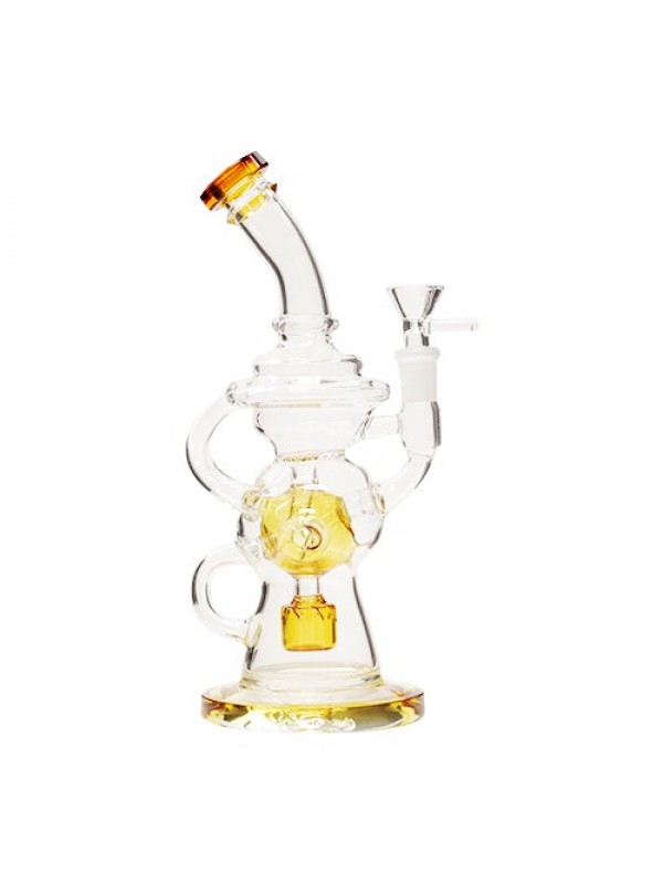 Glass Exosphere Recycler Dab Rig