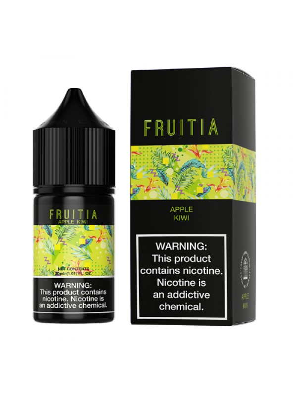Fruitia Apple Kiwi 30ml Nic Salt Vape Juice
