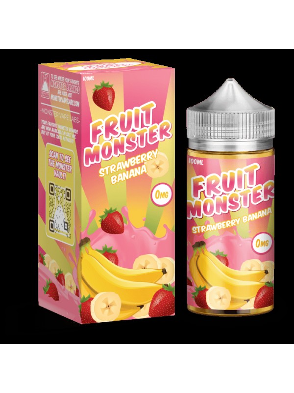 Fruit Monster Strawberry Banana 100ml Vape Juice