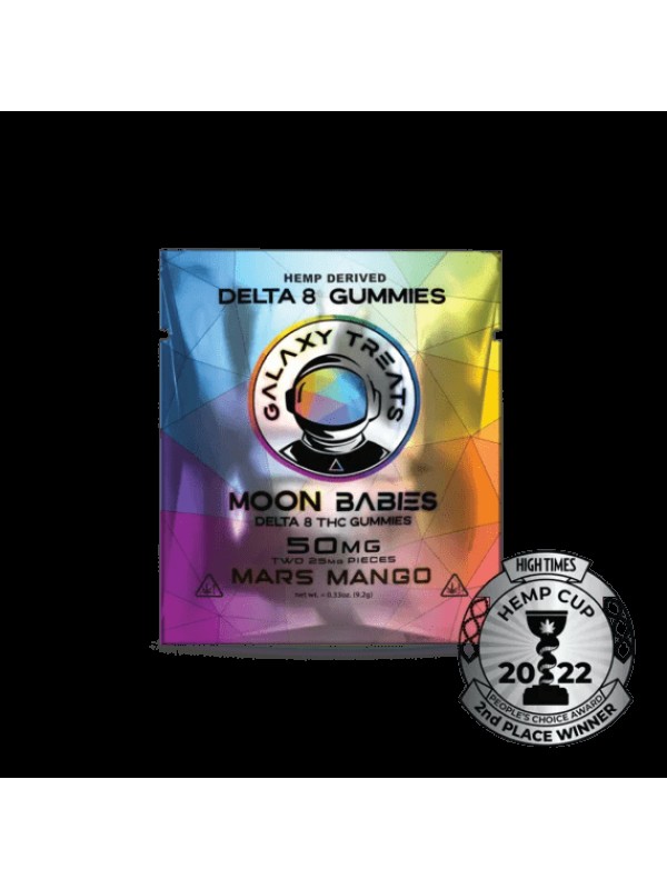 Galaxy Treats Moon Babies 50mg Delta 8 Gummies (2x Pack)