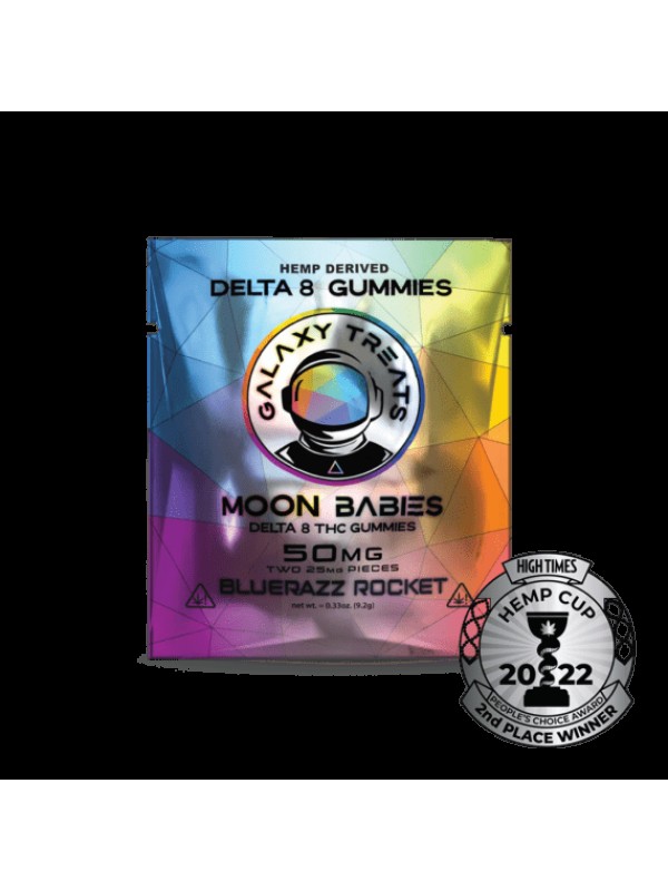 Galaxy Treats Moon Babies 50mg Delta 8 Gummies (2x Pack)