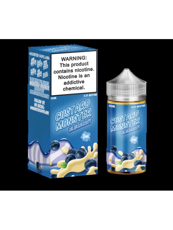 Custard Monster Blueberry Custard 100ml Vape Juice